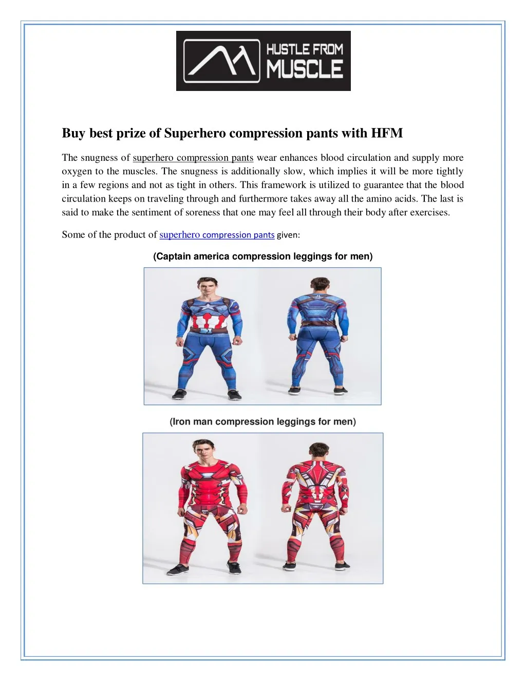 buy best prize of superhero compression pants