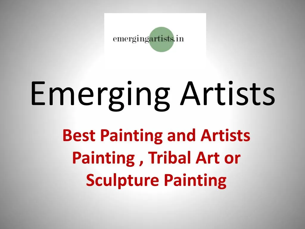 emerging artists