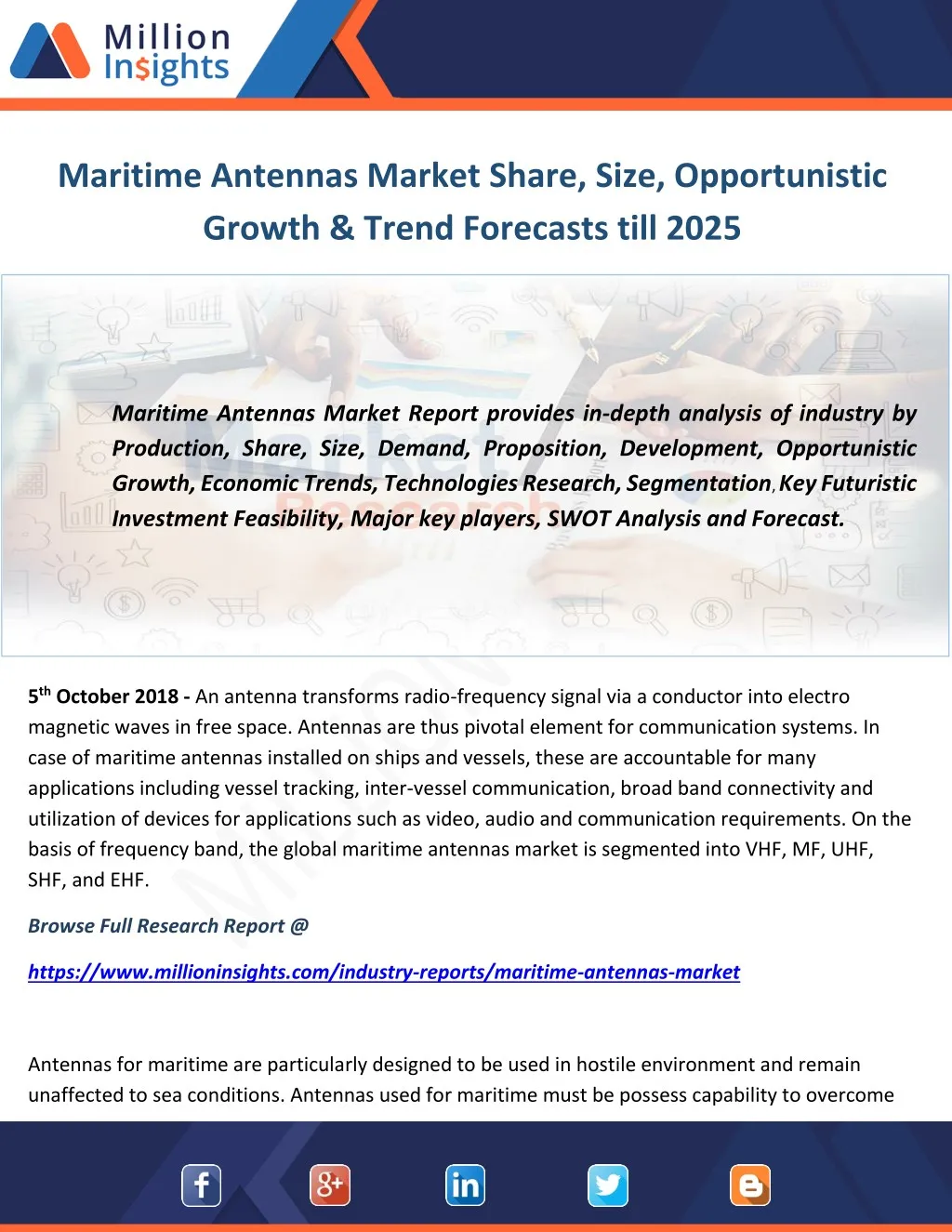 maritime antennas market share size opportunistic