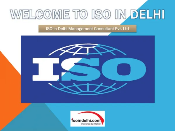 ISO Certification Company in Delhi