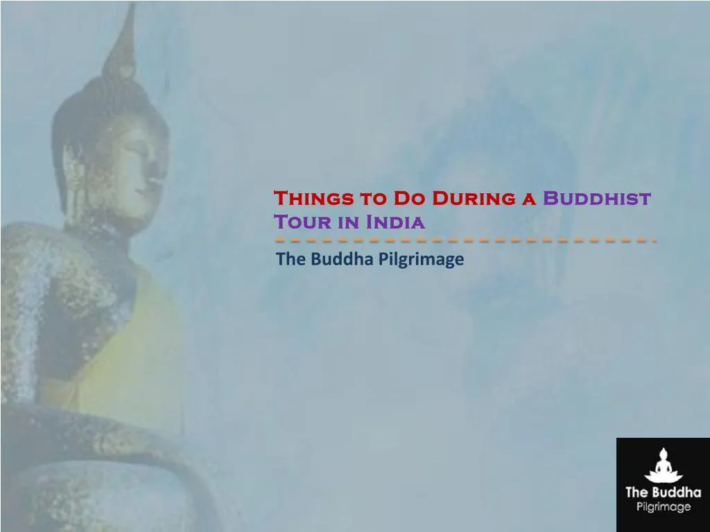 things to do during a buddhist tour in india