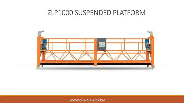 Suspended Platforms | Scaffold Hoist Platform | Height Products | Powered Platforms