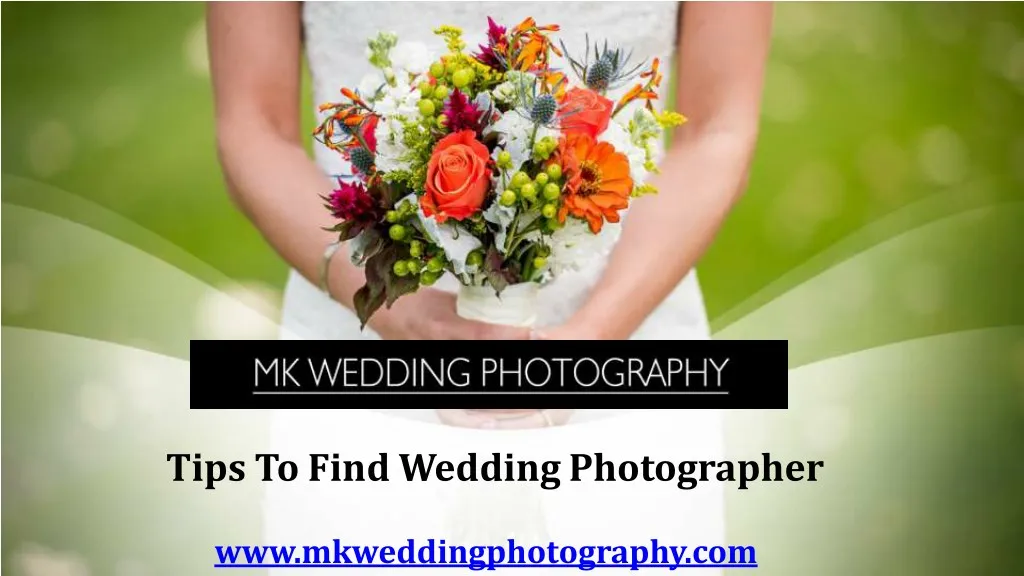 tips to find wedding photographer
