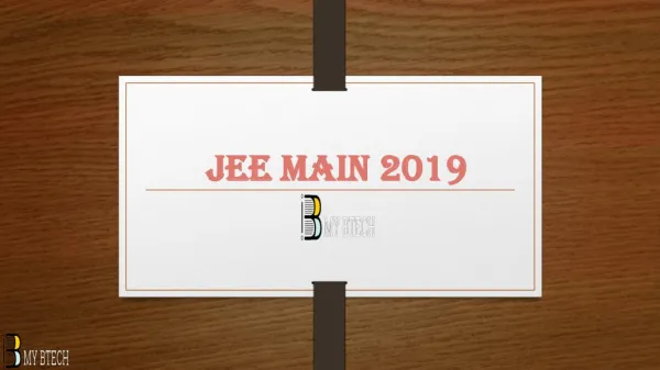 jee main 2019