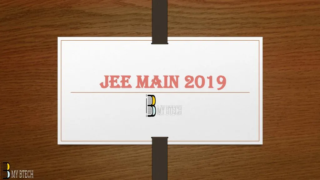 jee main 2019