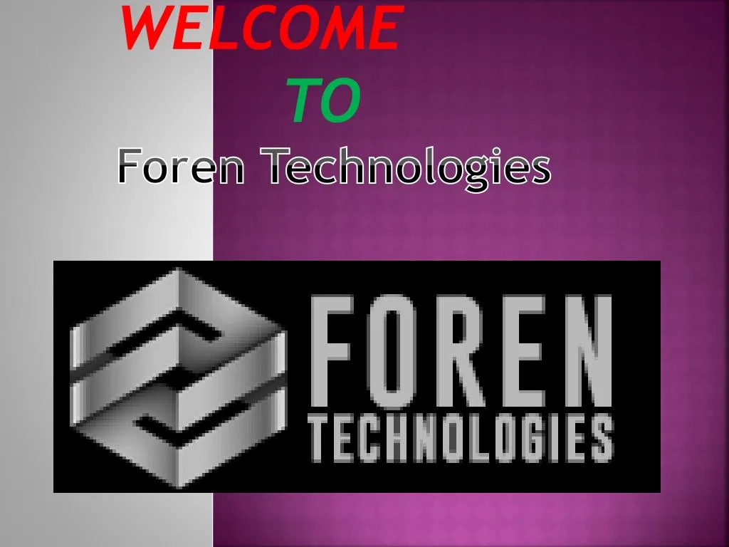 welcome to foren technologies