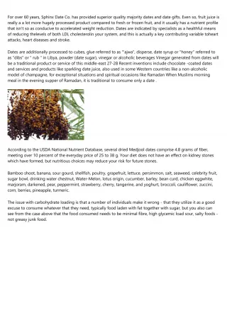 Refreshing Dates Vs. Dried Dates - slide 1