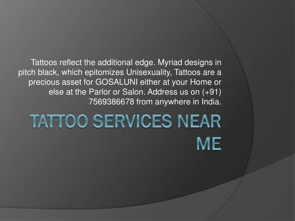 tattoo services near me
