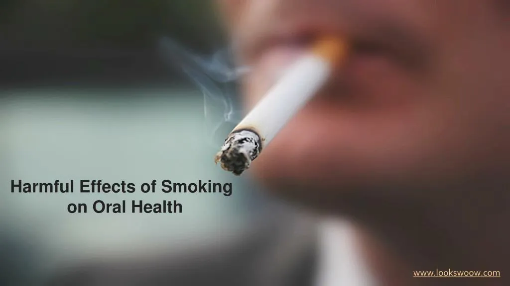 harmful effects of smoking on oral health