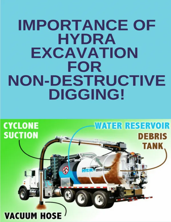 What is the Importance of Hydra Excavation for Non-Destructive Digging?
