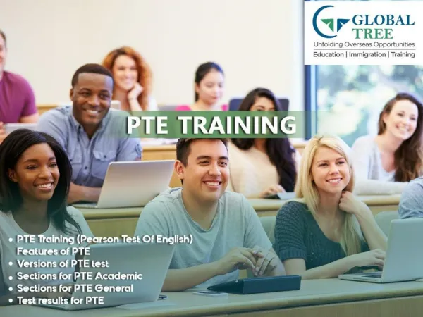 PTE Coaching, Exam preparation and Training in India- Global Tree