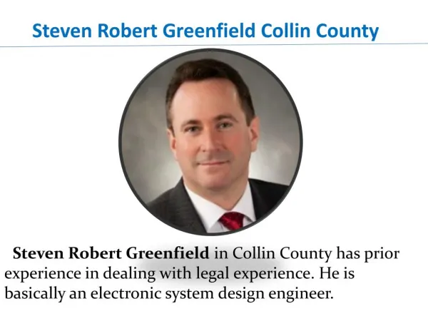 Steven R/Robert Greenfield Collin County