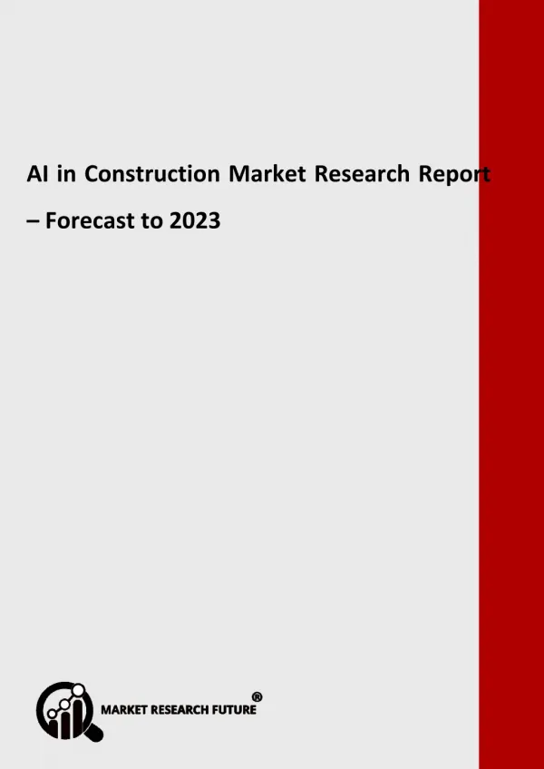 AI in Construction Market Sales Revenue, Development Strategy, Growth Potential, Analysis and Business Distribution