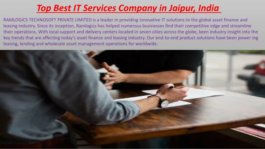top best it services company in jaipur india