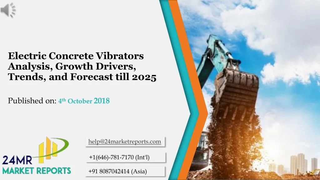 electric concrete vibrators analysis growth drivers trends and forecast till 2025