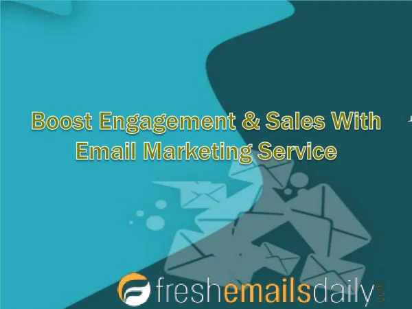 Boost Engagement & Sales With Email Marketing Service