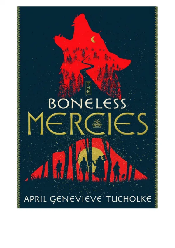 The Boneless Mercies By April Genevieve Tucholke
