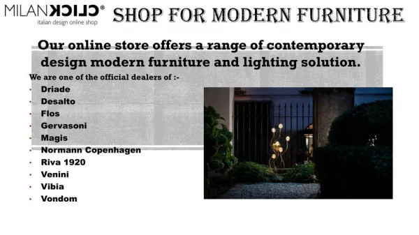 Shop for Modern Furniture