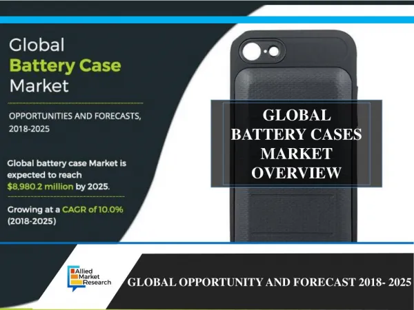 Battery Cases Market Size and Share - Analysis of Top Impacting Growth Factors with Forecast by 2025