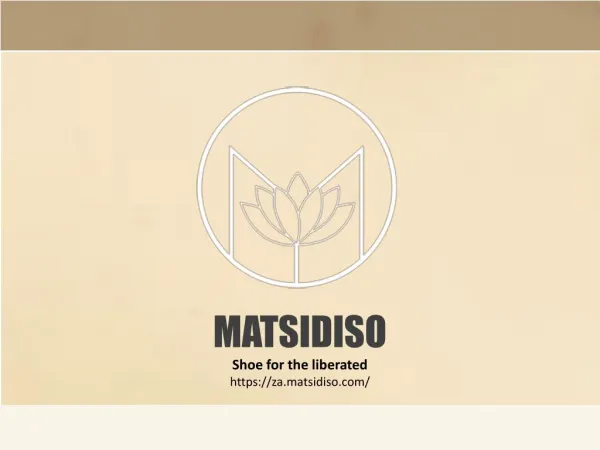 MATSIDISO Brand Shoes Store From South Africa