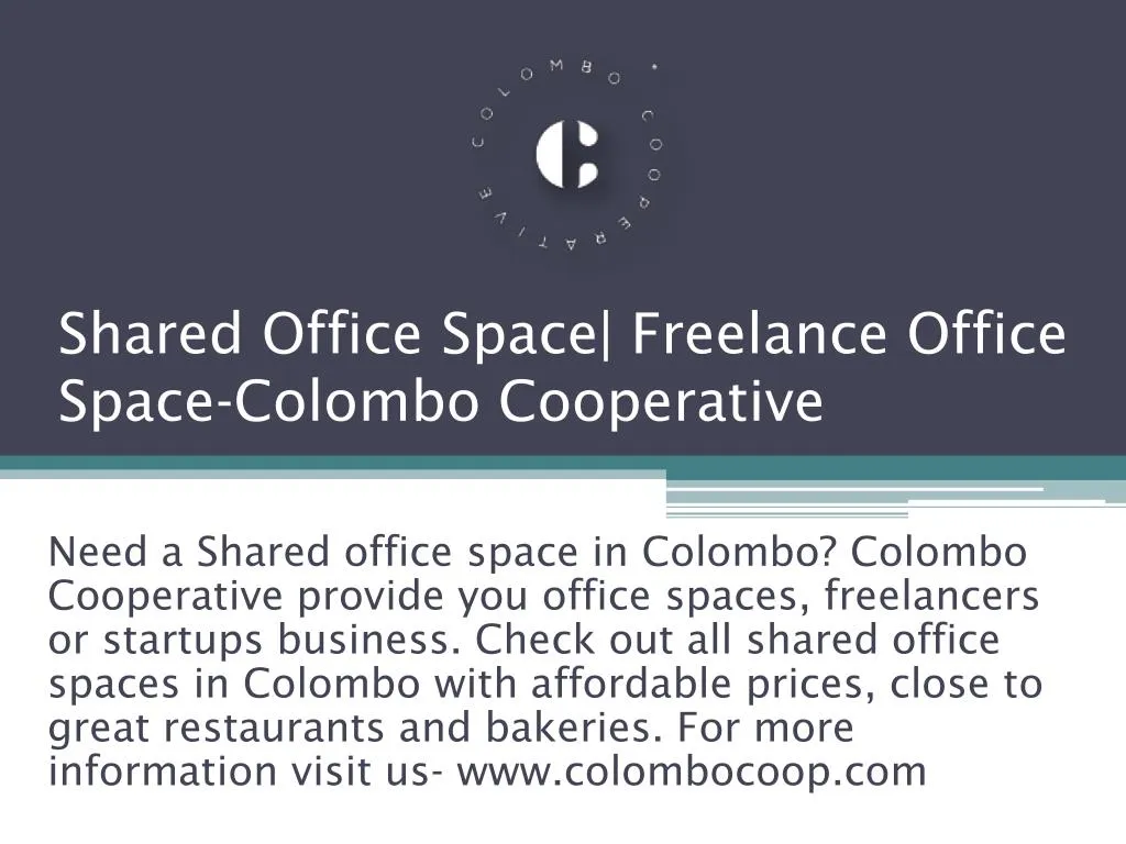 shared office space freelance office space colombo cooperative