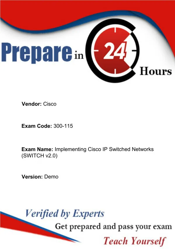 Latest CCNP 300-115 - Cisco Practice Exam Questions