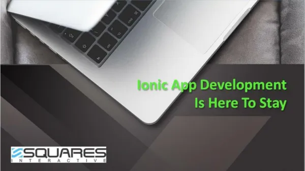 Ionic App Development is Here to Stay