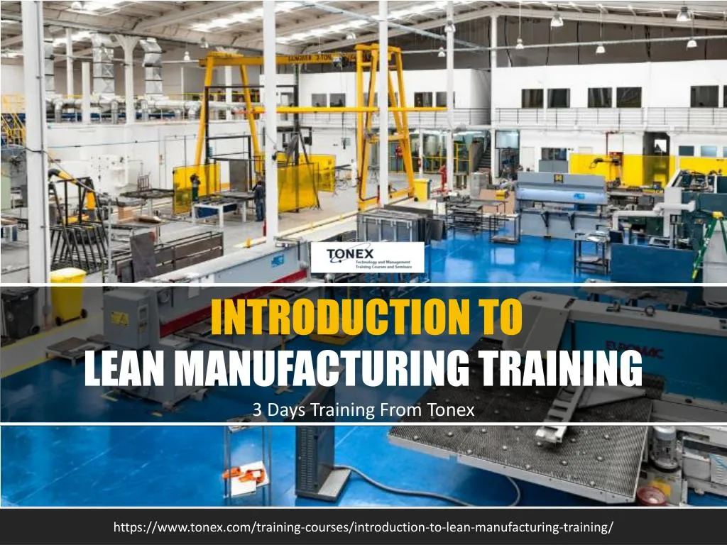 introduction to lean manufacturing training