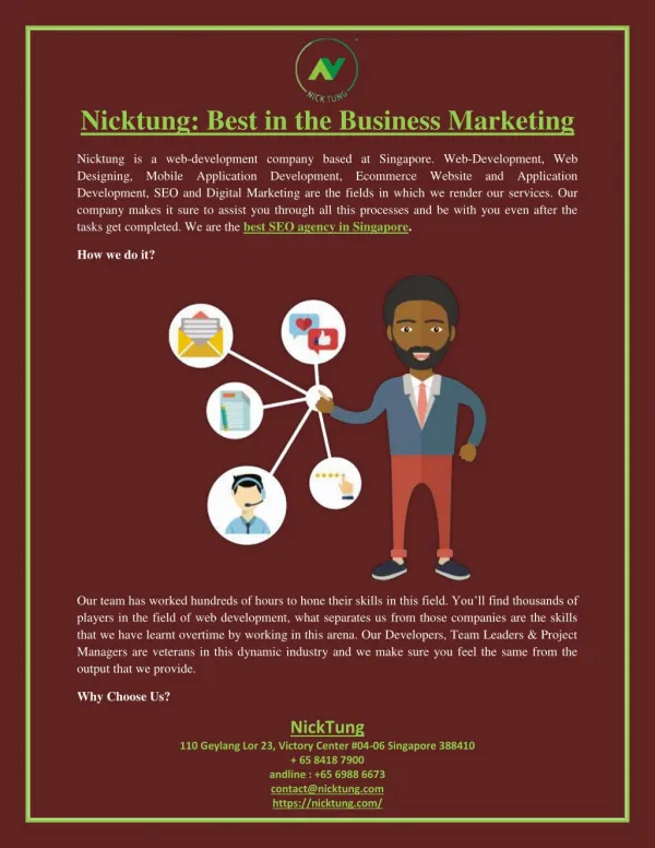Nicktung: Best in the Business Marketing