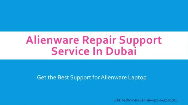 Alienware Repair Support Service In Dubai