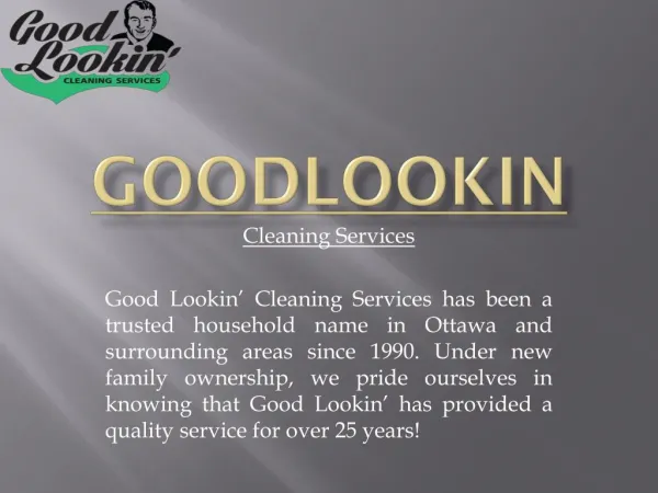 Get One of the Best Carpet Cleaning Services in Ottawa | Goodlookin