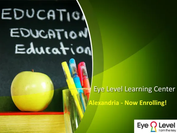 Advanced Level English for Kids in Alexandria at Eye Level Learning Center