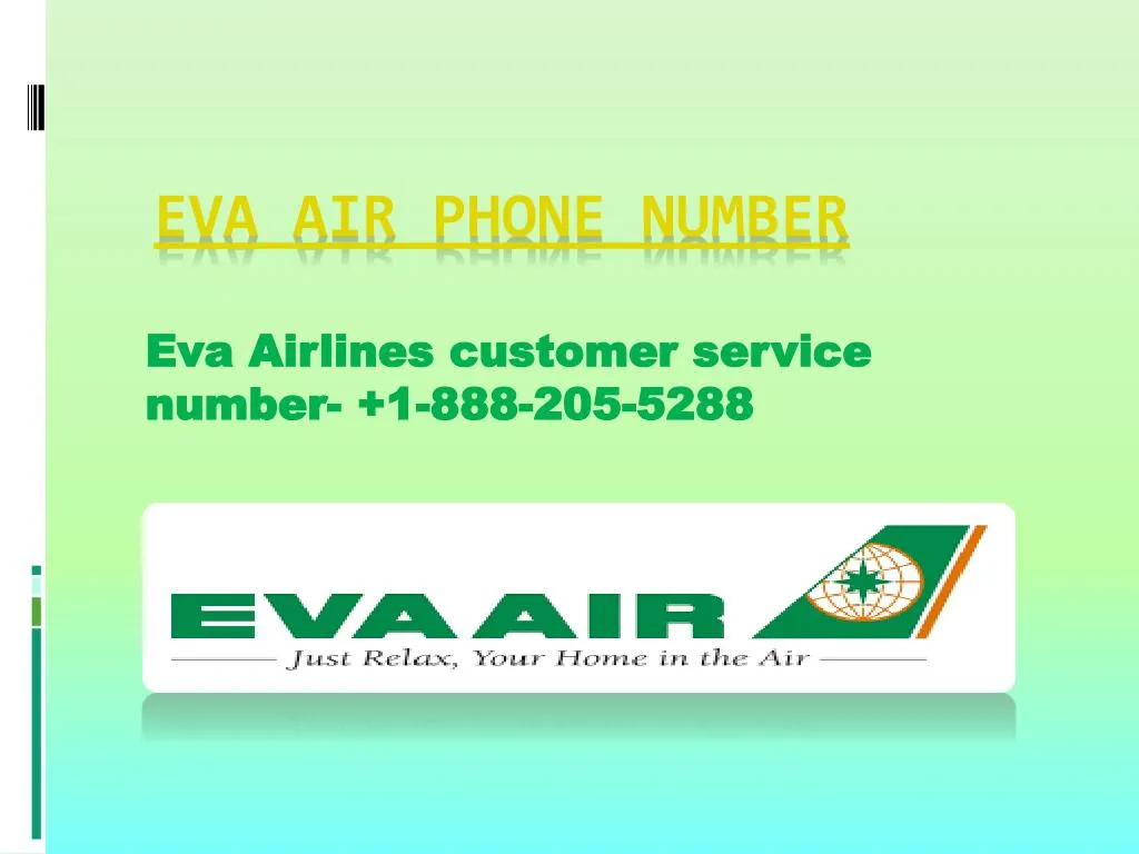 eva airlines customer service number 1 888 205 5288