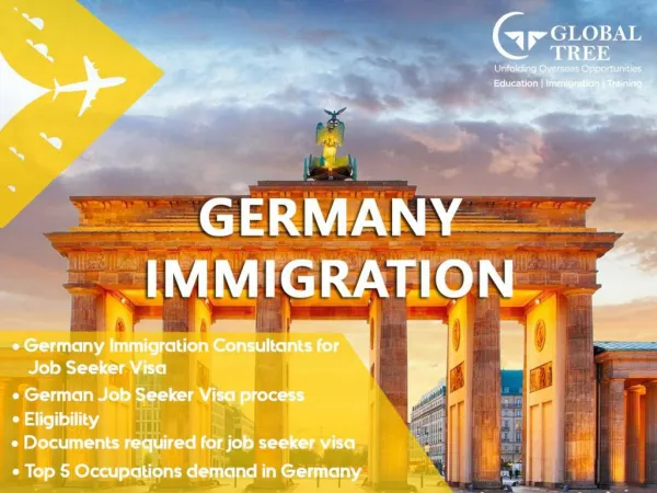 Germany Job Seeker Visa Consultants for Immigration in Hyderabad - Global Tree