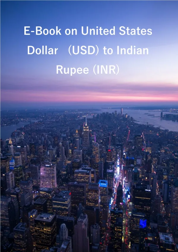 E-book on USD to INR