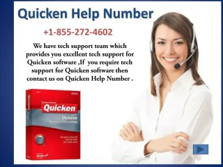 Quicken Support Number - slide 1