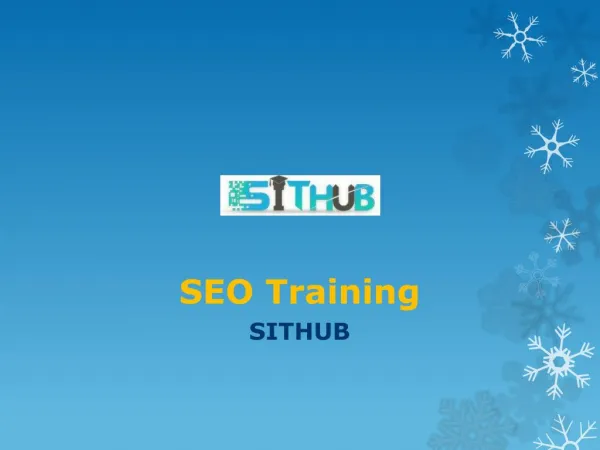 SEO Training in Delhi | SEO Course | SITHUB