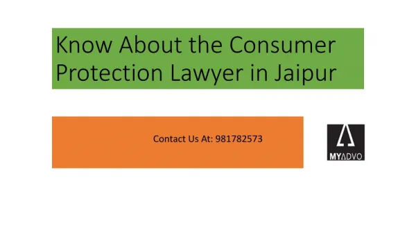 State Consumer forum Advocate in Jaipur