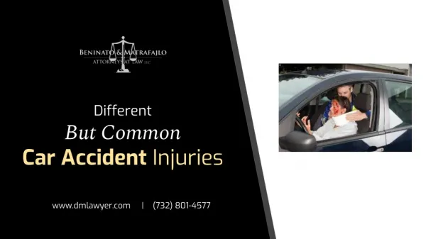 Most Common Car Accident Injuries