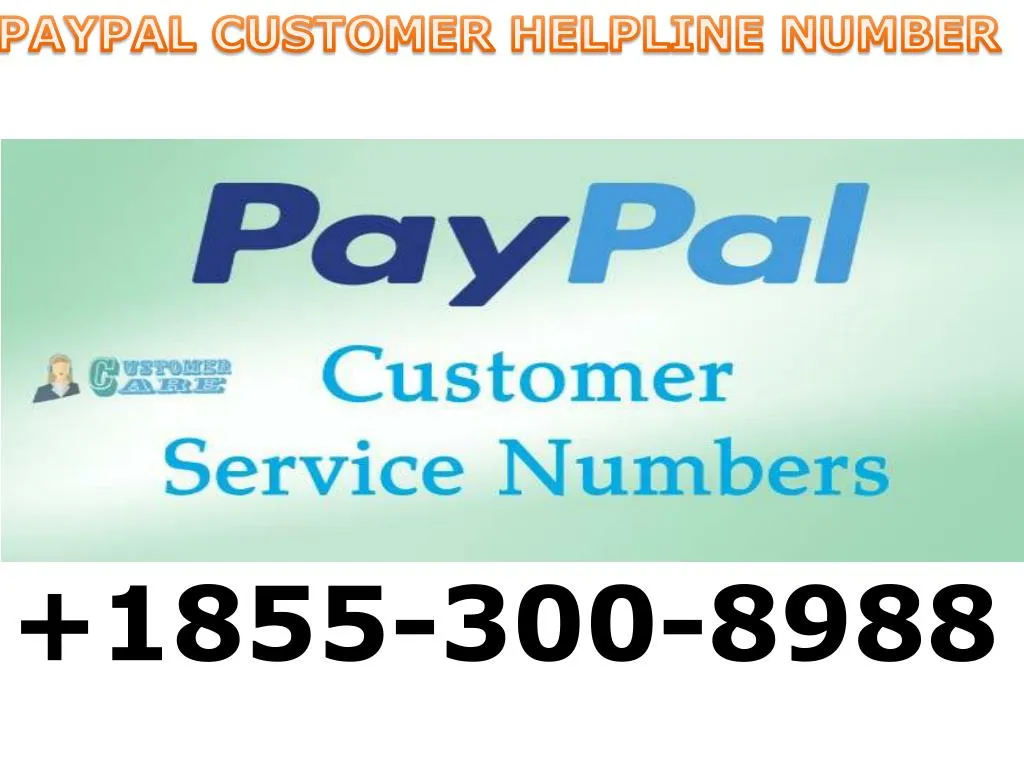 paypal customer helpline number