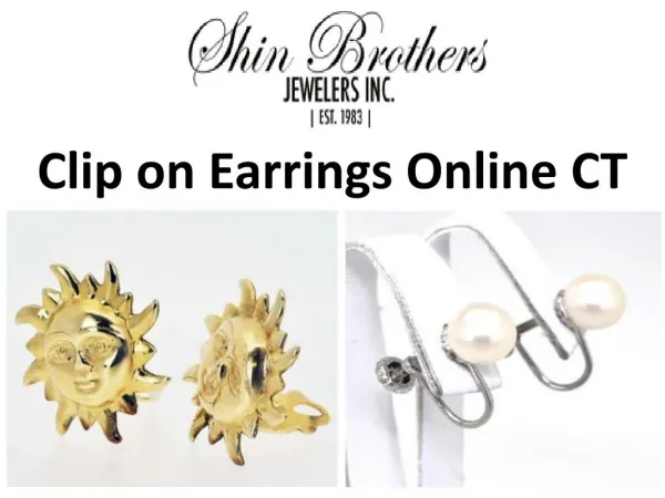 Clip on Earrings Online CT