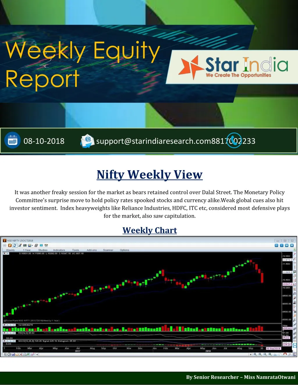 weekly equity report