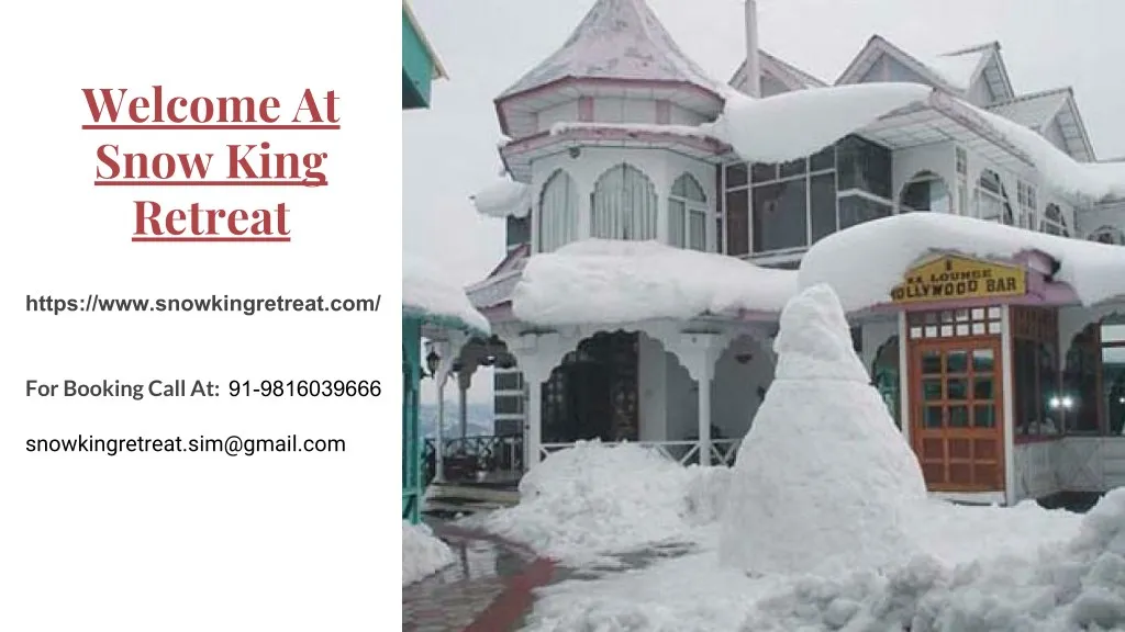 welcome at snow king retreat