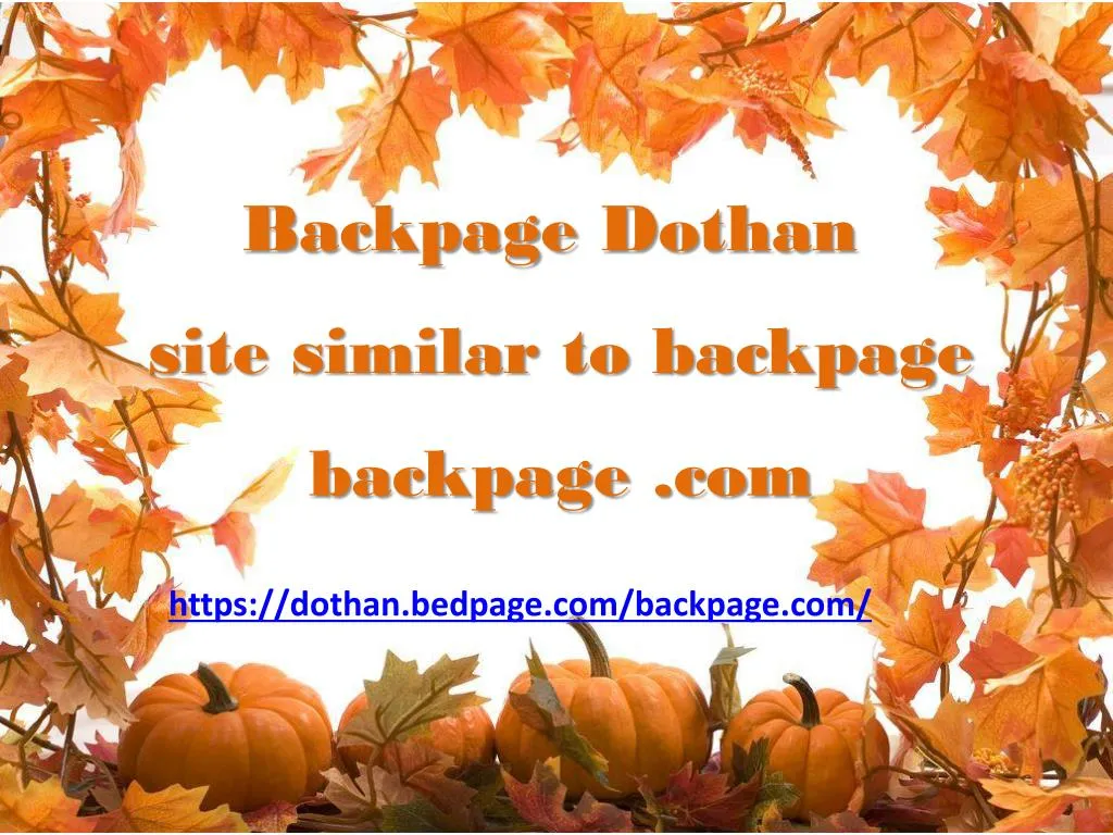 b ackpage dothan site similar to backpage