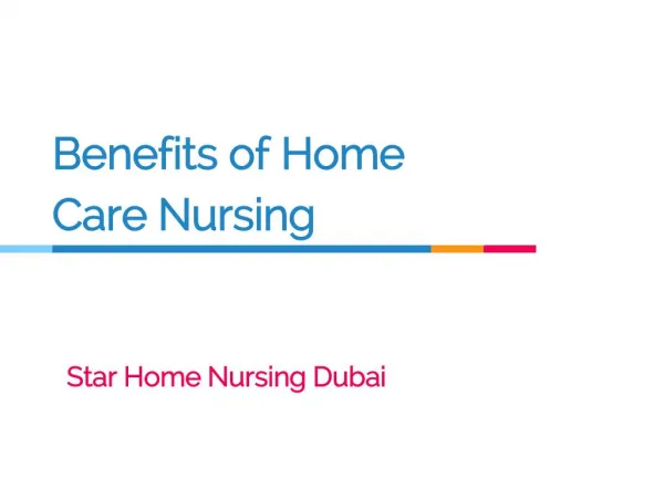 Homecare nursing in Dubai and Abu Dhabi
