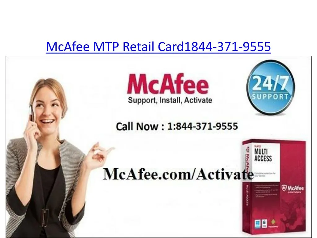 mcafee mtp retail card 1844 371 9555