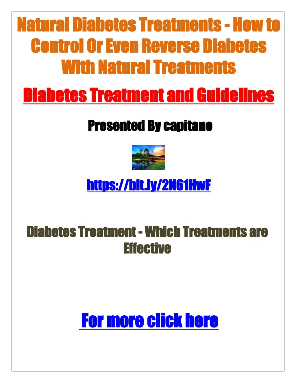 natural diabetes treatments natural diabetes