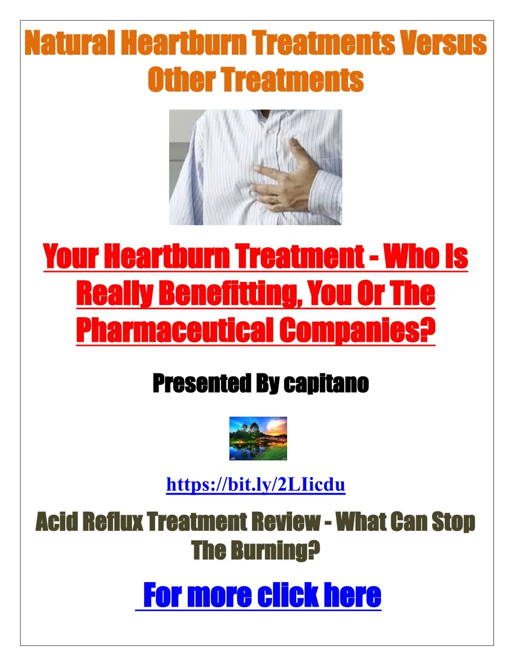 natural heartburn treatments versus natural