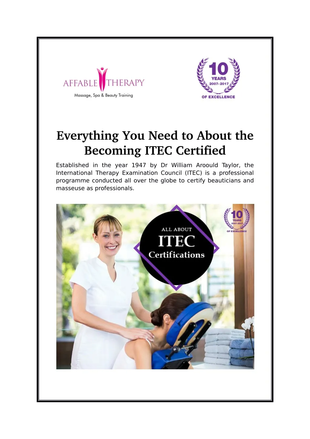 everything you need to about the becoming itec