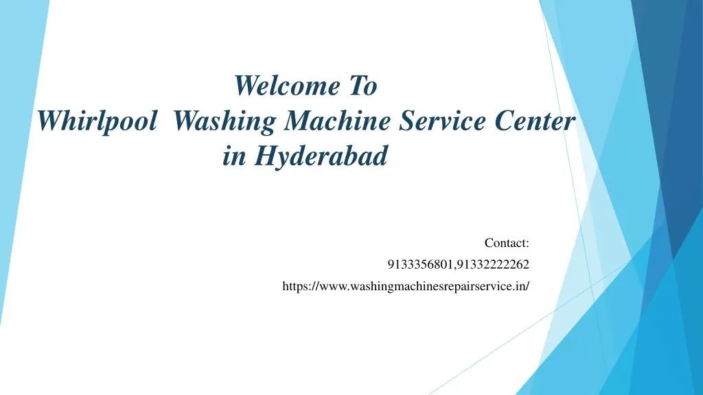 welcome to whirlpool washing machine service center in hyderabad